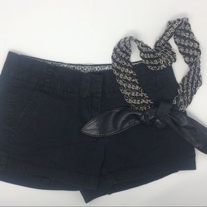 SOLD: J Crew Black Chino Shorts